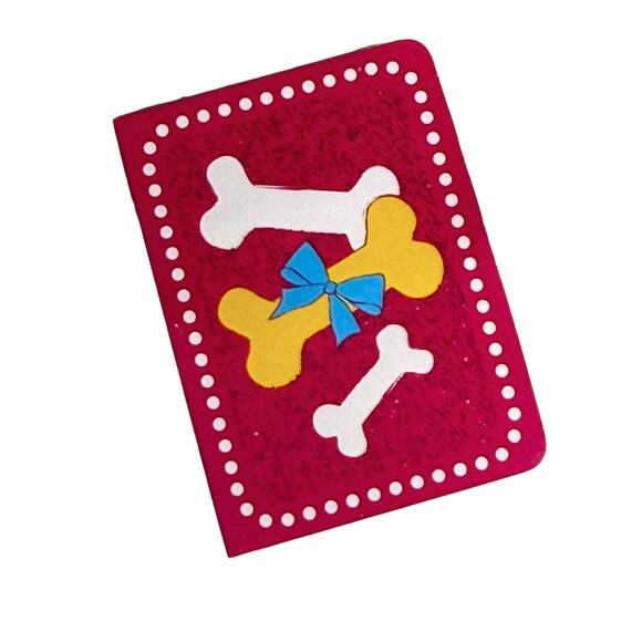 American Girl HAPPY BIRTHDAY CARD Doll Pet Celebration Set Accessory Bone Design - Picture 3 of 4